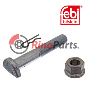 Cup Head Bolt with wheel nut and cotter