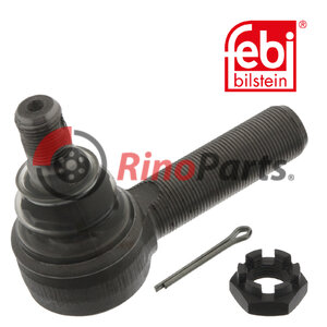 85125134 Tie Rod / Drag Link End with castle nut and cotter pin