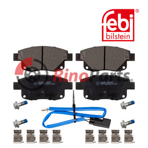 1 819 638 Brake Pad Set with additional parts