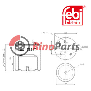 1892 100 Air Spring with steel piston