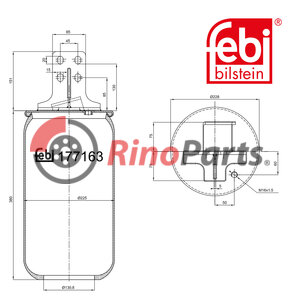 5 0004 2599 Air Spring without piston