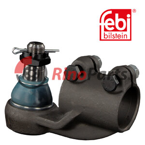 1235 515 Tie Rod End with castle nut and cotter pin