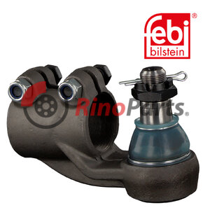 1235 515 Tie Rod End with castle nut and cotter pin