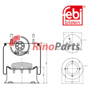 50 10 211 724 Air Spring with steel piston