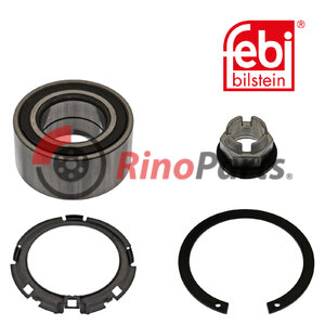 40 21 020 84R S1 Wheel Bearing Kit with ABS sensor ring, axle nut and locking ring