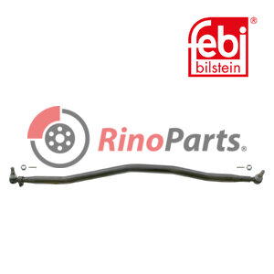 85136950 Drag Link with castle nuts and cotter pins, from steering gear to 2nd front axle
