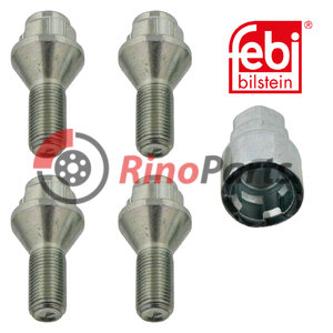 B 323 Wheel Bolt Kit lockable