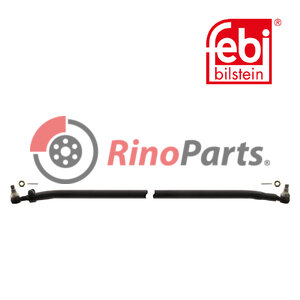 1286 342 Tie Rod with castle nuts and cotter pins