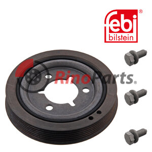 0515.R8 S1 TVD Pulley for crankshaft, with bolts