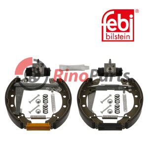 1H0 698 511 AX Brake Shoe Set with additional parts
