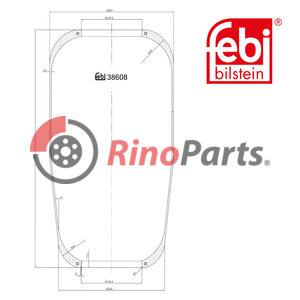 393 328 01 01 Air Spring without piston