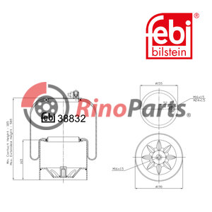 942 320 51 21 Air Spring with steel piston