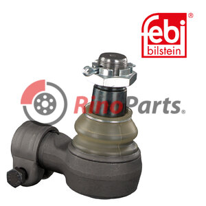 8151876 Angle Ball Joint for steering hydraulic cylinder with castle nut and cotter pin