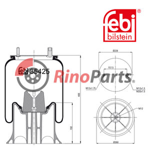 M-001774 Air Spring with plastic piston