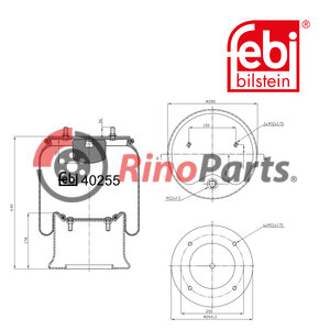 017 685 Air Spring with steel piston