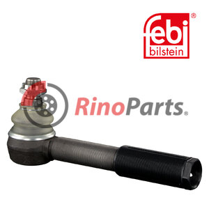 1342 026 S1 Tie Rod End with threaded sleeve, castle nut and cotter pin
