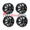 1374083080 Light metal rim set black silver 16 inch original