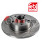 43 20 073 43R Brake Disc with wheel bearing and ABS sensor ring
