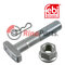 T-Bolt with wheel nut and cotter