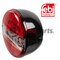 Rear Light round, without license plate light
