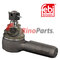 001 330 14 35 Tie Rod / Drag Link End with castle nut and cotter pin