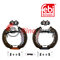 4242.22 Brake Shoe Set with additional parts