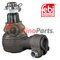 8151876 Angle Ball Joint for steering hydraulic cylinder with castle nut and cotter pin