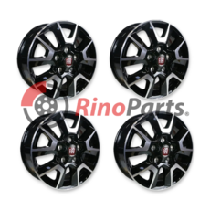 1374083080 Light metal rim set black silver 16 inch original