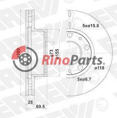 51705749 BRZDOVY KOTOUC- 1KS