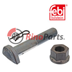 Cup Head Bolt with wheel nut and cotter
