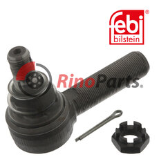 85125134 Tie Rod / Drag Link End with castle nut and cotter pin