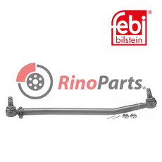 1606283 Drag Link with castle nuts and cotter pins, from steering gear to 1st front axle