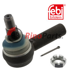 85114148 Tie Rod / Drag Link End with castle nut and cotter pin