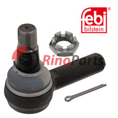 85114146 Drag Link End with castle nut and cotter pin