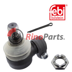 3099129 Angle Ball Joint for steering hydraulic cylinder with castle nut and cotter pin