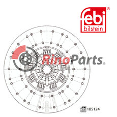 58016 39884 Clutch Disc