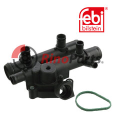 82 00 709 142 Thermostat with housing and gasket