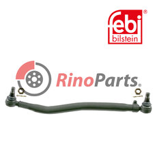 85114145 Drag Link with castle nuts and cotter pins, from steering gear to 1st front axle