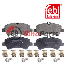 1 840 037 Brake Pad Set with additional parts