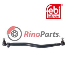 20393061 Drag Link with castle nuts and cotter pins, from steering gear to 1st front axle