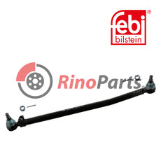 387 460 44 05 Drag Link with castle nuts and cotter pins, from steering gear to 1st front axle