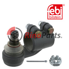 1235 515 Tie Rod End with castle nut and cotter pin