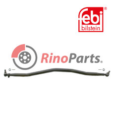 85136950 Drag Link with castle nuts and cotter pins, from steering gear to 2nd front axle