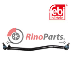 385 460 34 05 Drag Link with castle nuts and cotter pins, from steering gear to 1st idler arm