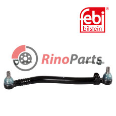 667 460 18 05 Drag Link with castle nuts and cotter pins, from steering gear to 1st front axle