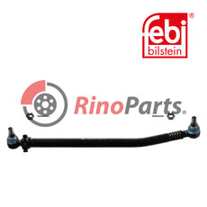 676 460 31 05 Drag Link with castle nuts and cotter pins, from steering gear to 1st front axle