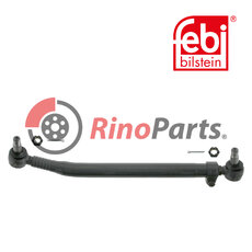 50 10 383 203 Drag Link with castle nuts and cotter pins, from steering gear to 1st front axle
