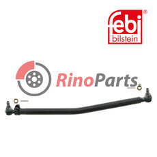 50 10 488 164 Drag Link with castle nuts and cotter pins, from steering gear to 1st front axle