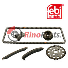 13 0C 121 27R Timing Chain Kit for camshaft, with guide rails and chain tensioner