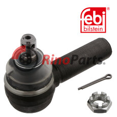 1401 944 Tie Rod / Drag Link End with castle nut and cotter pin
